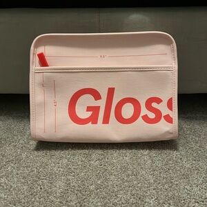 Glossier makeup bag